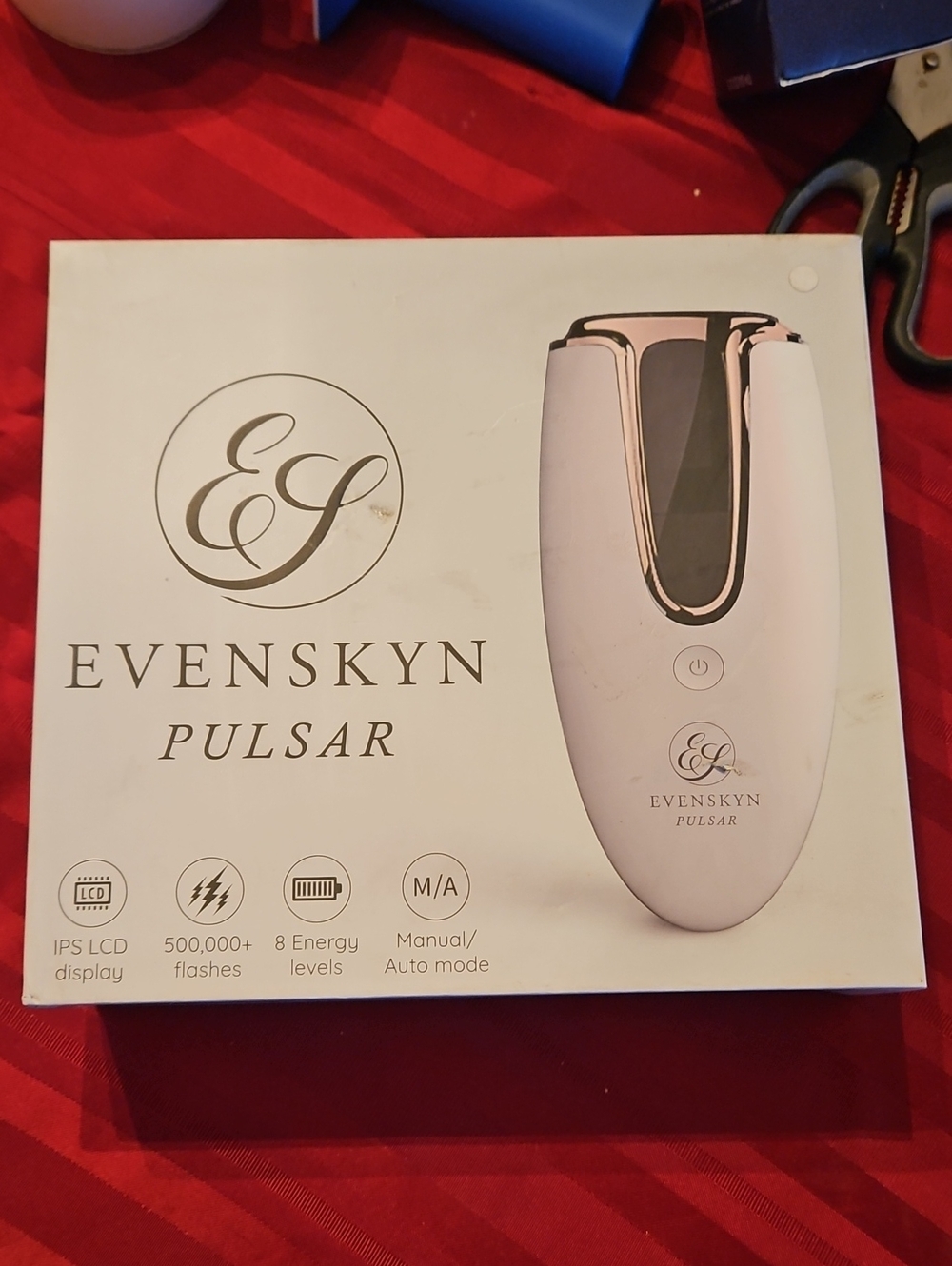 Pulsar IPL Hair Removal Device โ White with Rose Gold Accents